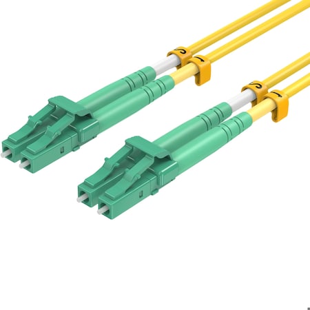 Sanoxy 1m/3ft High-Performance OS2 Duplex Single-Mode OS2 LC to LC APC Duplex Corning Fiber Optic Cable FB110-9101