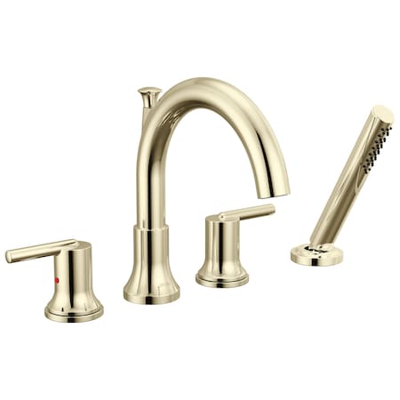 Delta Trinsic Roman Tub Trim In Polished Nickel T4759-PN