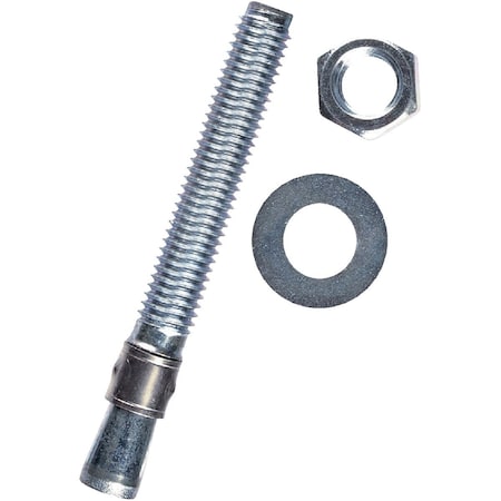 Red Head 1/2''x4-1/4'' Zinc Wedge Anchor, 25 Ct. 12372