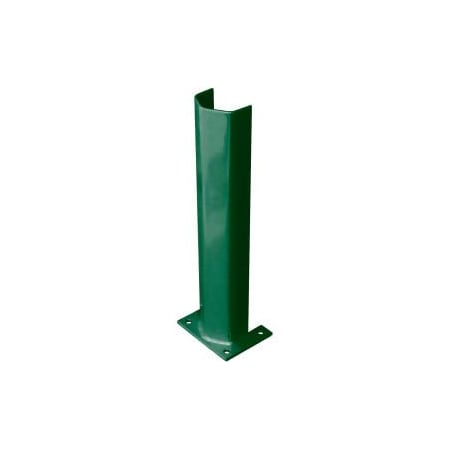 Bluff Mfg 1/2" Thick 24" H Steel Post Protector Green 1/2PO24CG