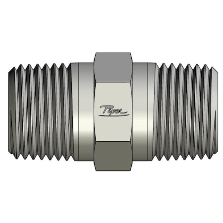Piper Hexagon Pipe Nipple, 1/4in. Male Pipe 1150-04-04