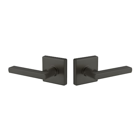 Emtek Residential Door Levers Passage Matte Black EE3120CLPMB