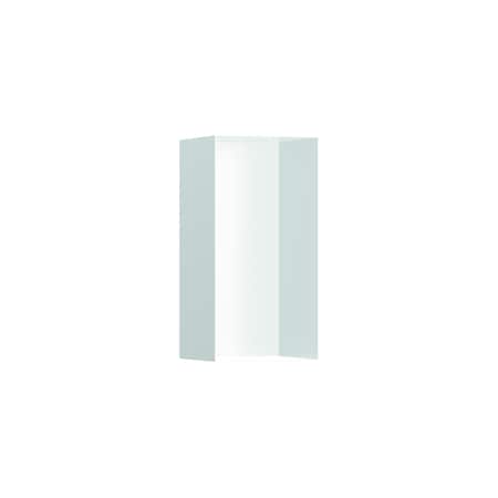 Hansgrohe XtraStoris Minimalistic Wall Niche with Open Frame 12"x 6"x 5.5" in Matte White 56076700