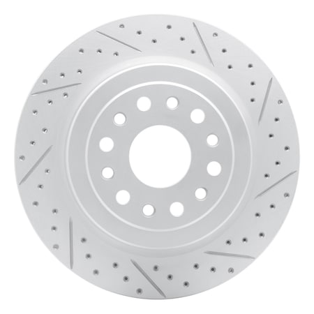 Dynamic Friction Co DFC Geoperformance Rotor - Drilled and Slotted 830-40121R