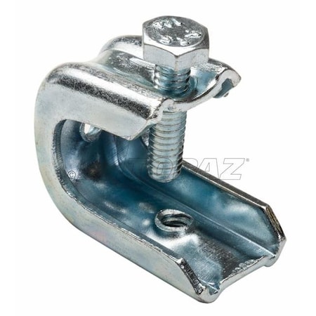 Topaz 122S Beam Clamp, Steel, Max Load-50LB, 11/16" BC200TZ