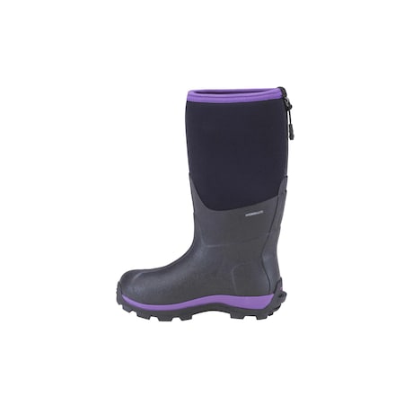 Dryshod Arctic Storm Kids Cold Conditions Boot - Blk/Purple Yth 5 ARS-KD-PP-500