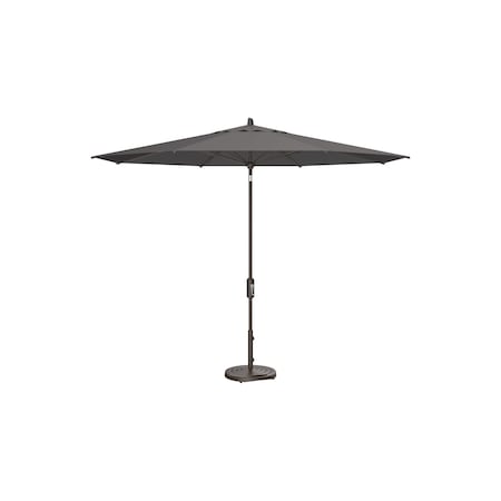 Treasure Garden 11 ft Patio Umbella, aluminum, fiberglass ribs, outdoor, Charcoal UM841-00 54048 Charcoal