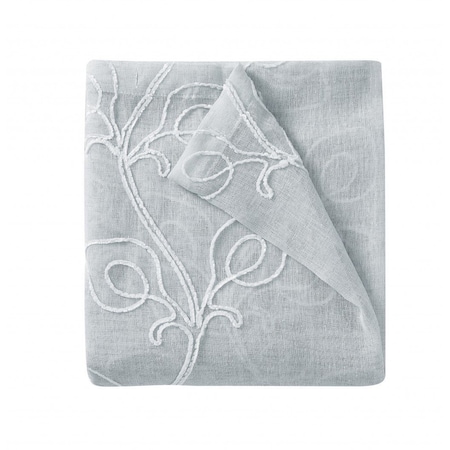 Homeroots Set of Two 84" Silver Boho Embroidered Window Panels, 2PK 473422