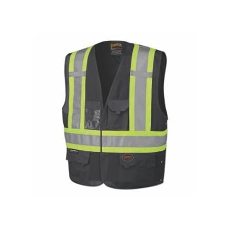 Pioneer 135AU Safety Vest, S/M, Black 852-V1021571U-S/M