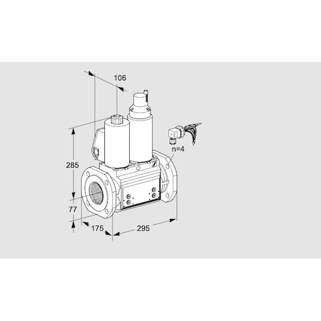 Honeywell Kromschroder Solenoid Valve for Gas, Class A, NC, 500 mbar, IP65, VCS Series KS88204872