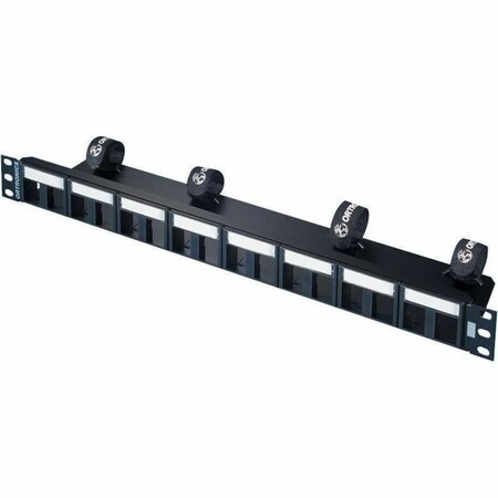 Ortronics 16-PORT PANEL UNLOADED KIT, ACCEPTS TRACJACKS, BLACK 1U 401045289
