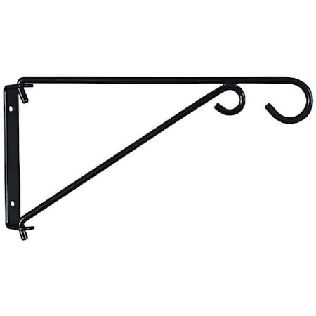 National Hardware 9'' Black Steel Swivel Hanging Plant Bracket N274-761