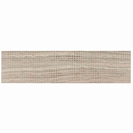 Apollo Tile Artisana 3x12 in. Wooden Grey Textured Etched Dot Elongated Subway Tile (5 sq ft/case) 20PK APLEFT8801WGA