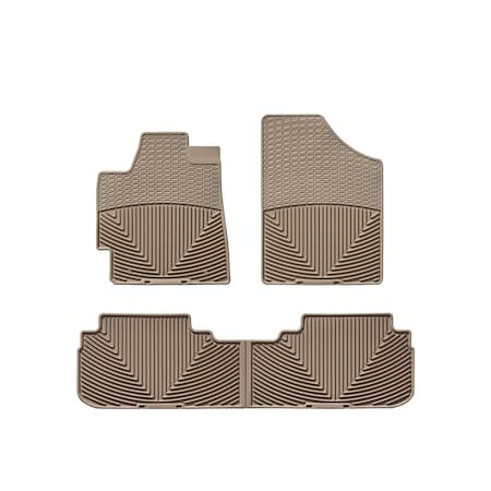 Weathertech Tan, Front and Rear All Weather Floor Mats WTCT086121