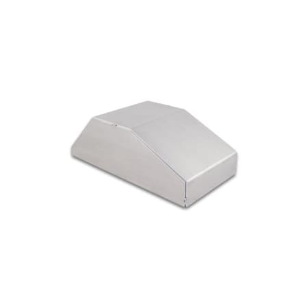 Vibrant 6 x 12 x 4 in. 5052 Aluminum IC End Tank for Horizontal IC Core 12844 22844