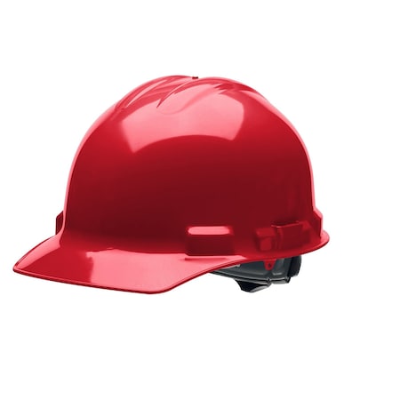 Duo Safety Hard Hat, Ratchet, 4 Point, Red H24R4