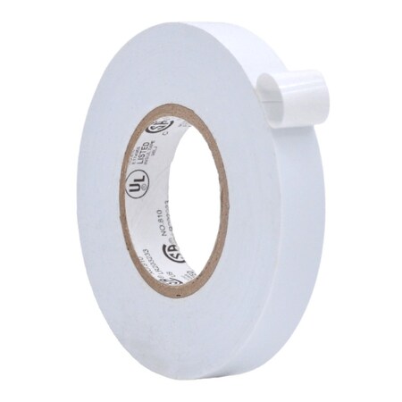 Wod Tape ETC766MS General Purpose Electrical Tape White UL/CSA listed core: 1/2 in. X 66 ft, 192PK WOD ETC766MS-00500-192-66-WHI