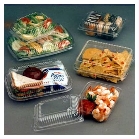 Detroit Forming Small 2 Cell Nacho Tray 6-1/2x5-1/8x1-1/2 LB562B2