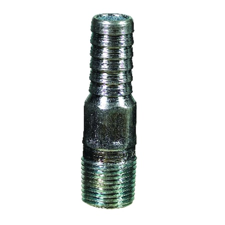 B & K STZ Industries 1/2 in. Barb X 1/2 in. D MPT Galvanized Steel Adapter FIMMA-12