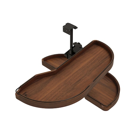 Rev-A-Shelf Girasolo Wood/Black Right 35-13/16"W Soft-Close Craftsman 487CC-WN-15-RMB