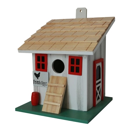 Home Bazaar Chicken Coop Birdhouse, Small HB-9099SS