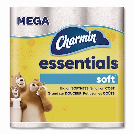 Charmin Essentials Soft Bathroom Tissue, Septic Safe, 2-Ply, White, 330 Sheets/Roll, 36PK 04536