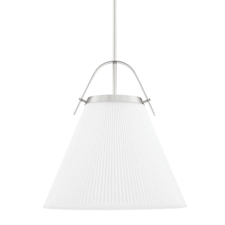Hudson Valley Lighting Aldridge 1 Light Pendant 24 In. Polished Nickel 9624-PN