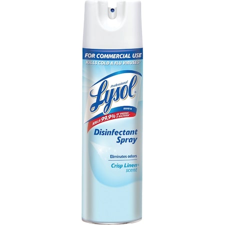 Lysol 19 Oz. Crisp Linen Commercial Use Disinfectant Spray 3624174828