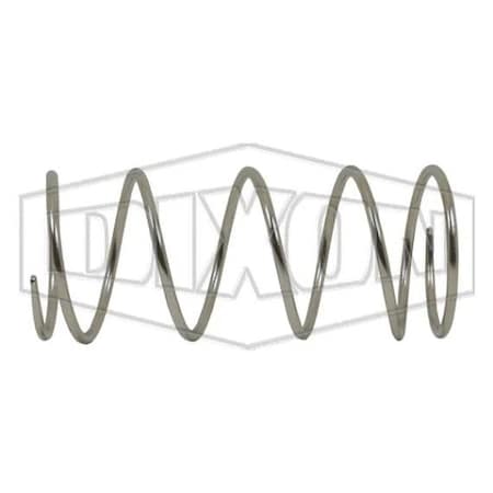 Dixon Side Entry Replacement Strainer Spring, For Use with Full Flow Filter/Strainers, 316L Stainless Stee BS-32-R100-200