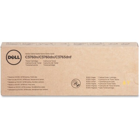 Dell Original Laser Toner Cartridge - Yellow - 1 Each - 9000 Pages MD8G4