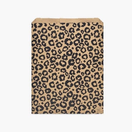 Nashville Wraps Leopard Kraft Paper Merchandise Bags, 12x15, 500PK MB3LP