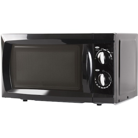 Commercial Chef Countertop Microwave Oven, 0.6 Cu. Ft, Black CHM660B