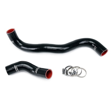 Hps Performance High Temp Reinforced Silicone Radiator Coolant Hose Kit, Black,  57-1267-BLK