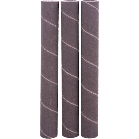 Grizzly 5/8" Dia. x 5-1/2" A/O Hard Sanding Sleeve, 120 Grit, 3PK H6667