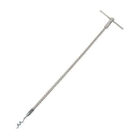 Zoro Select PackExtractr, 3/8"Dia, FlexShaft, Corkscrw ZUSA-CPT-6