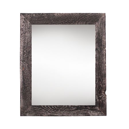 Homeroots 24" x 36" Black Solid Wood Hanging Picture Frame 380271