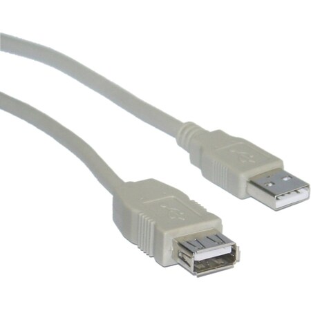 Cable Wholesale USB Type A Male / Type A Female, Extension Cable, 2.0 Version, 3 ft 10U2-02103E