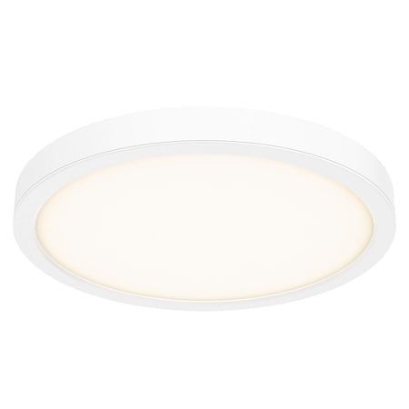 Dals Lighting Delta 18'' Round Indoor/Outdoor LED Flush Mount, White CFLEDR18-CC-WH