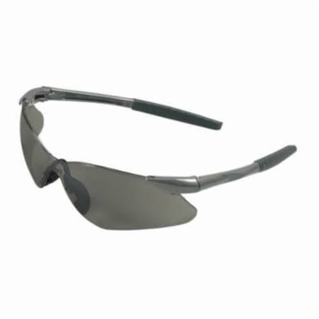 Kleenguard V30 Lightweight Safety Glasses with Neck Cord, Hard Coated, Smoke Lens, Frameless Frame, Gunmetal 25704
