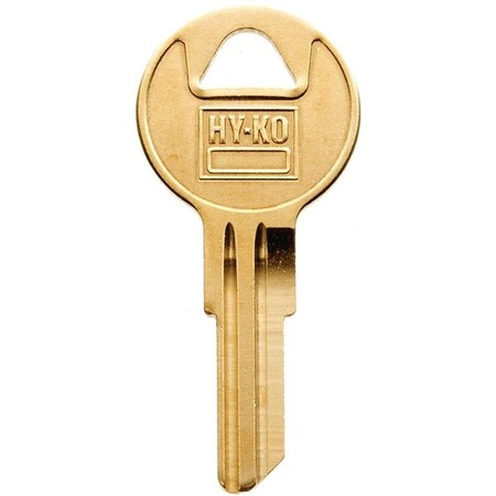 Hy-Ko Key Blank, Brass, Nickel, For: Yale Cabinet, House Locks and Padlocks 21200Y11BR