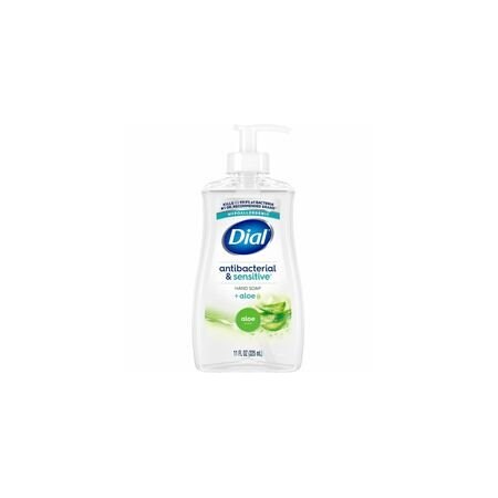 Dial Sensitive Skin Antibacterial Soap - Fresh, Aloe Scent - 11 fl oz - Pump Dispenser - Bacteria 2896094