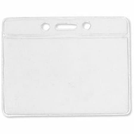 Brady 3 X 3 3/4 HORIZONTAL TOP-LOADER COLOR BAR, CLEAR 1820-1000