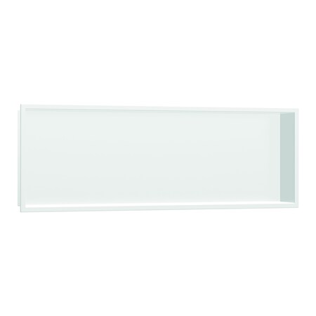 Hansgrohe XtraStoris Original Wall Niche with Integrated Frame 12"x 36"x 4" in Matte White 56067700