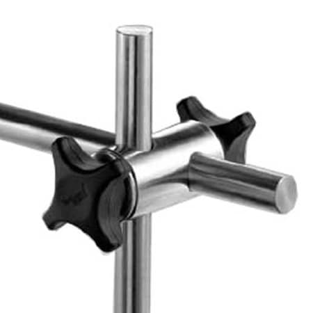 System Plast Cross Block, 90 Deg Stainless Steel Heavy Duty Cross Block with 2 Knobs VG-621S-58-58