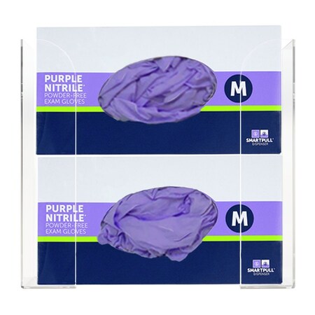 Origin Dispensing Solutions Glove Dispenser-Double-Stackable-PETG-Clear GL24X01CL