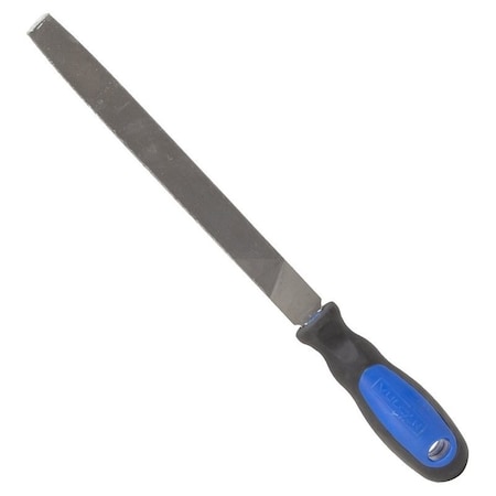 Vulcan File, Flat Profile, Flat Pattern, Double Cut Cut, 3/4 in W Blade, Cushion-Grip Handle JL-F001