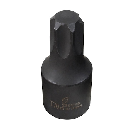 Sunex 1/2 in Drive T70 Internal Star Impact Socket 2690S8