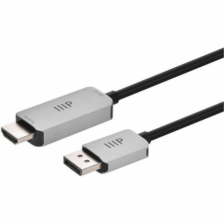 Monoprice HDMI Cable, 6 ft, L, Shielded, Black 44344