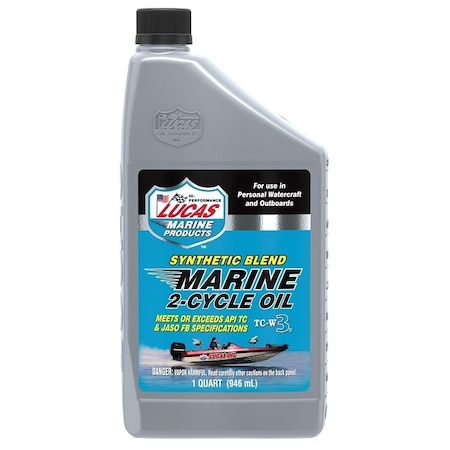 Lucas Oil 2-Cycle Synthetic Marine Oil, 1 qt 10860