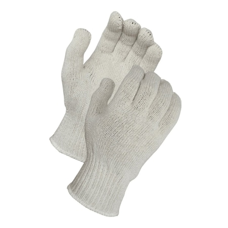 Prime Safety String Knit Gloves, Medium Weight, Natural White, Size Small, PR SK6517P/S